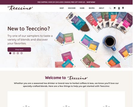 website thubmnail of Teeccino