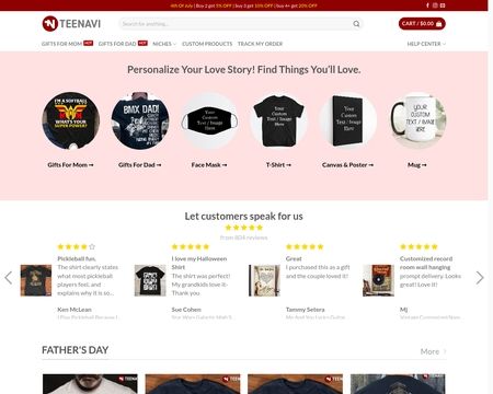 website thubmnail of TeeNavi