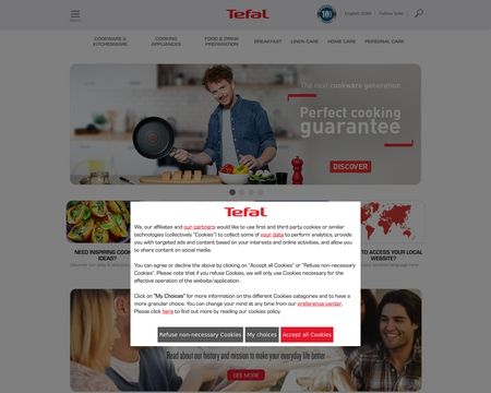 website thubmnail of Tefal