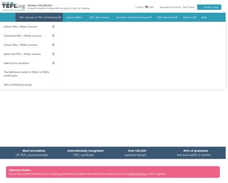 website thubmnail of TEFL Org