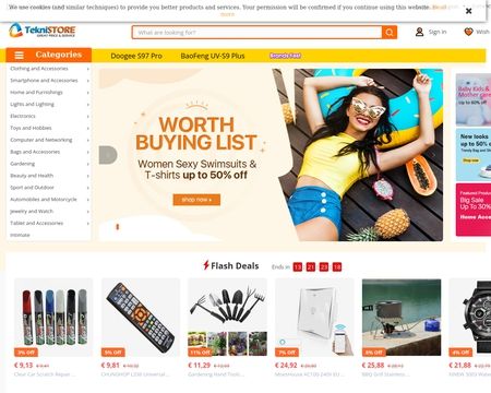 website thubmnail of Teknistore