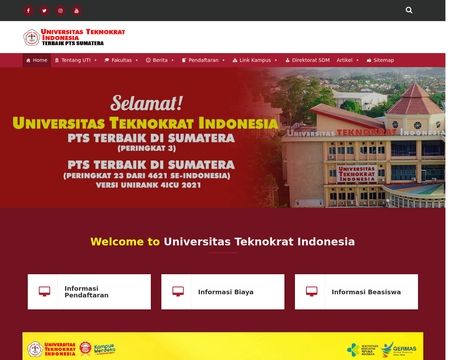 website thubmnail of Teknokrat.ac.id