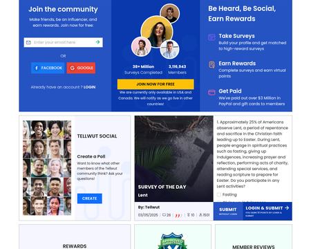 website thubmnail of tellwut