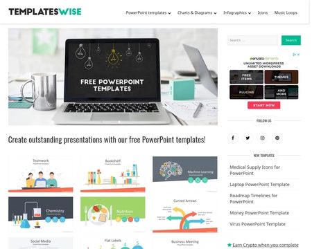 website thubmnail of TemplatesWise