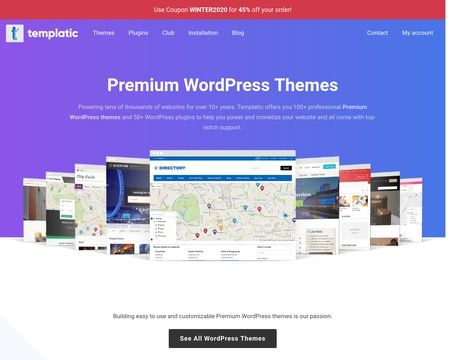 website thubmnail of Templatic