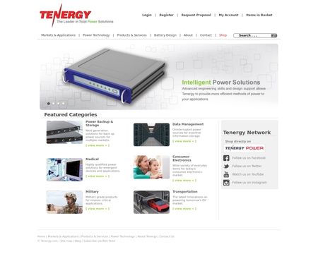 website thubmnail of Tenergy Corporation