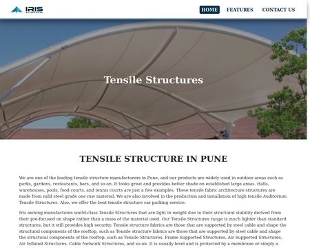 website thubmnail of Tensilestructurepune