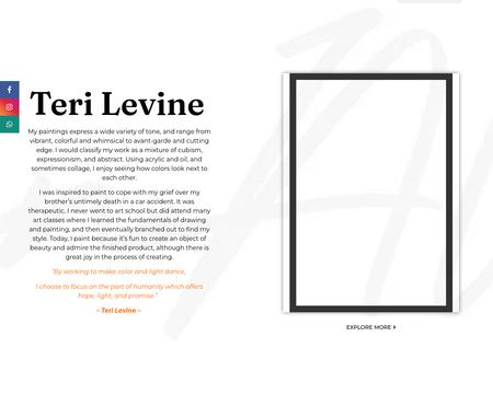 website thubmnail of Terilevineartanddesign