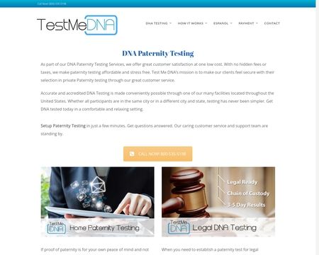 website thubmnail of TestMeDNA