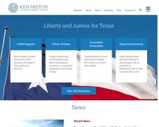 Thumbnail of Texasattorneygeneral.gov