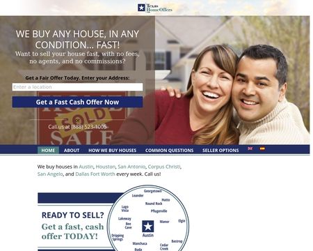 website thubmnail of Texas Home Offers
