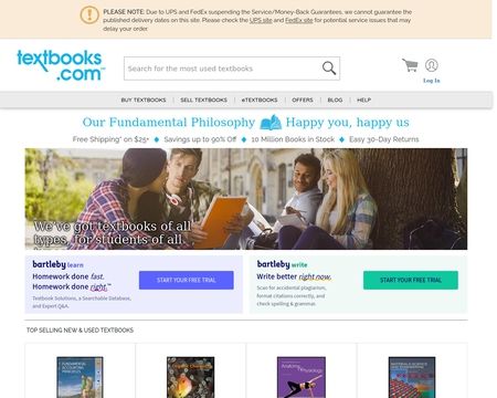 website thubmnail of Textbooks.com