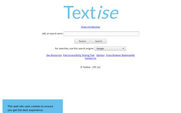 Thumbnail of Textise.net
