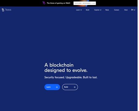 website thubmnail of Tezos