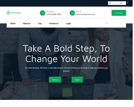 website thubmnail of Tfxprimes