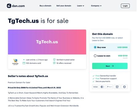 website thubmnail of TGTECH