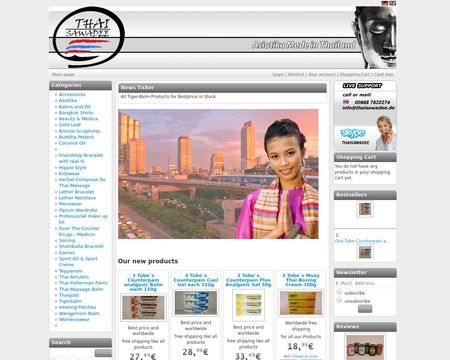 website thubmnail of Thai Sawadee