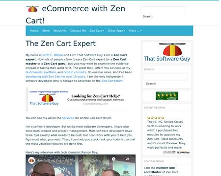 website thubmnail of That Software Guy