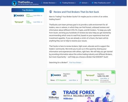 website thubmnail of ThatSucks
