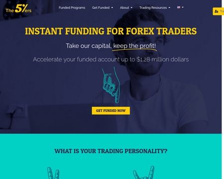website thubmnail of The5ers