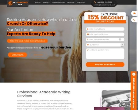 website thubmnail of The Academic Hub