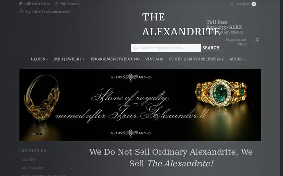 Thumbnail of Thealexandrite.com