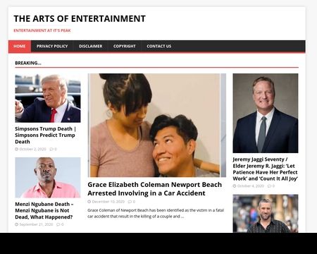 website thubmnail of Theartsofentertainment