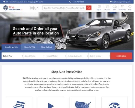 website thubmnail of TheAutoPartsShop
