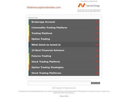 Binary Options Brokers