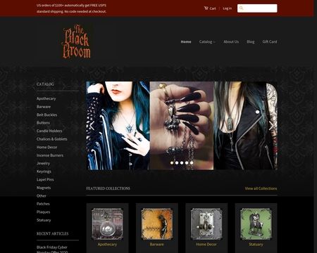 website thubmnail of The Black Broom