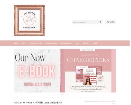 website thubmnail of The Blissful Collection