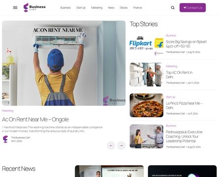 website thubmnail of Thebusinesscart