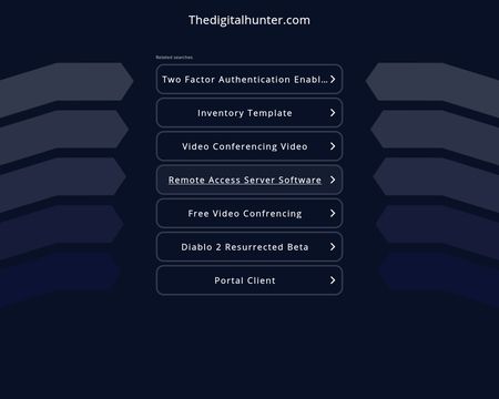 website thubmnail of Thedigitalhunter