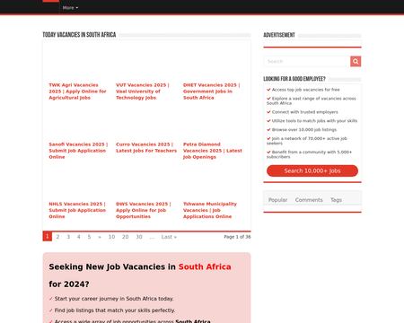 website thubmnail of TheDurbanVacancies