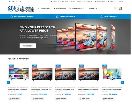 website thubmnail of Theelectronicswarehouse.co.uk