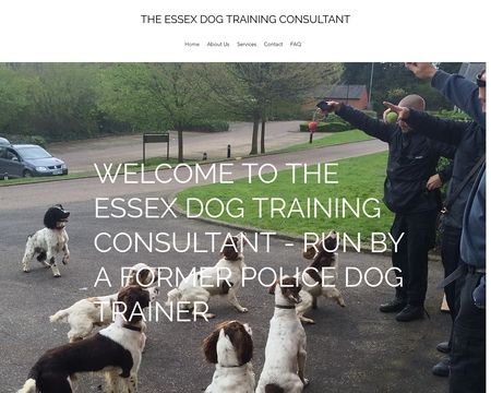 website thubmnail of The Essex Dog Training Consultant