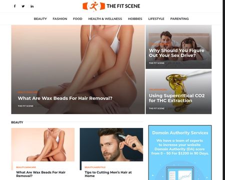 website thubmnail of Thefitscene
