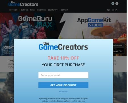 website thubmnail of TheGameCreators