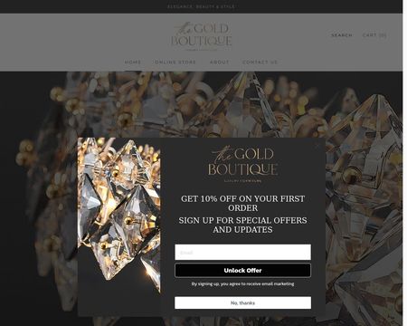website thubmnail of Thegoldboutiquefurniture