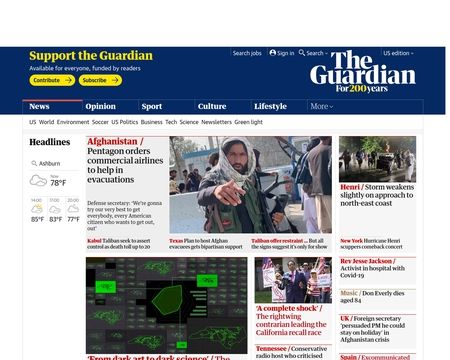 website thubmnail of The Guardian UK