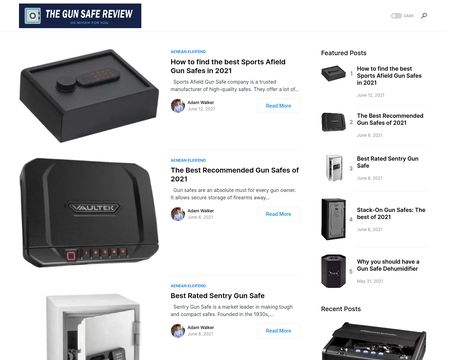 website thubmnail of Thegunsafereview