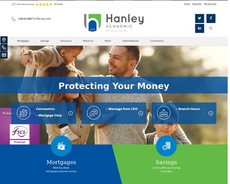 website thubmnail of Thehanley.co.uk
