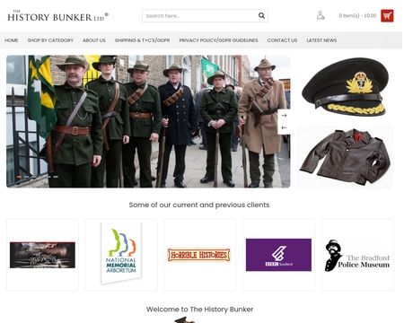 website thubmnail of TheHistoryBunker