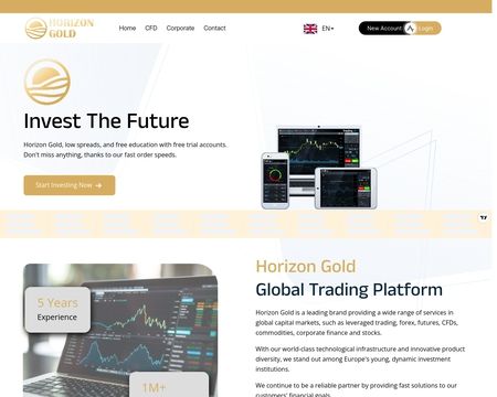 website thubmnail of Horizon Gold