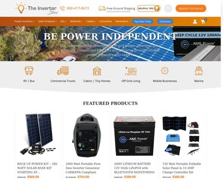 website thubmnail of TheInverterStore