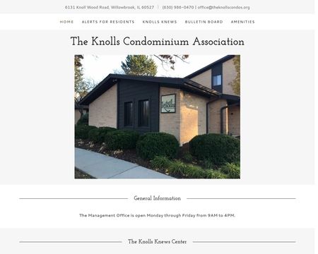 website thubmnail of Theknollscondos.org