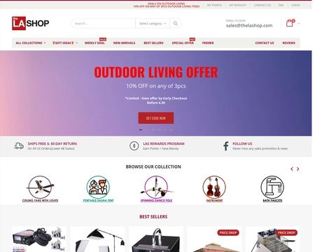website thubmnail of TheLAshop.com