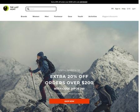 website thubmnail of The Last Hunt