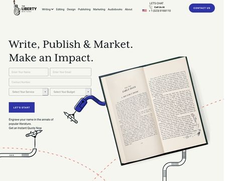 website thubmnail of The Liberty Writers