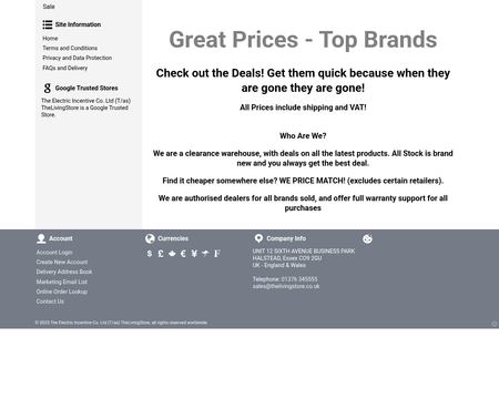 website thubmnail of The Living Store